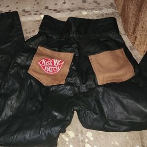 Wilson Black and Brown Jeans with Unique Design